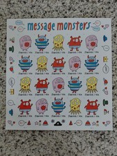 USPS 2020 Message Monsters Stamp Sheet 20 Stamps MNH picture