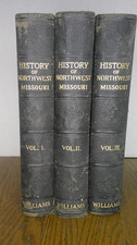 Antique 1915 History of Northwest Missouri books vol 1,2,3                  Z100 picture