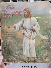 Antique Raphael Tuck & Sons Father Tuck's Parable Series The Sower Book Art... picture