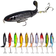 10pcs Fishing Lures Hard Bait Popper Topwater Lures picture