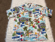 Toronto Blue Jays Reyn Spooner Men's Size Medium Hawaiian Shirt picture