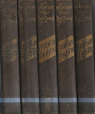 ARABIAN NIGHTS AND SUPPLEMENTAL NIGHTS by RICHARD BURTON , 1885-86 , 16 volumes picture