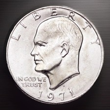 1971-D Eisenhower Dollar Choice BU Ike US Mint Coin FAST SHIPPING picture