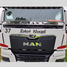 Stainless Steel Polished Disc Grille Application for MAN TGX EURO 6 2021-2024 picture