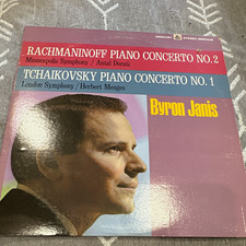 Mercury Rachmaninoff/Tchaikovsky Piano Concertos Byron Janis LP Stereo SR90448 picture