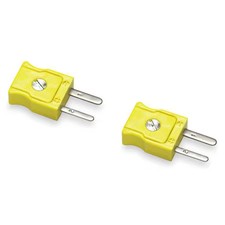 Fluke 80Ck-M Thermocoupleplug, Yellow, Typek, Jack, 2Pk picture