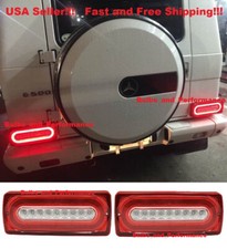 for 1999-2018 MERCEDES G-CLASS RED LED TAIL BRAKE SEQUENTIAL TURN SIGNAL LAMPS  picture