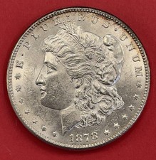 1878 S Morgan Silver Dollar, Uncirculated. picture