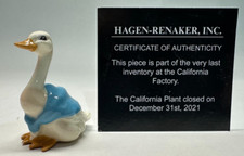Hagen Renaker #19 Mother Goose Unfinished Blue Last of the HR Stock picture