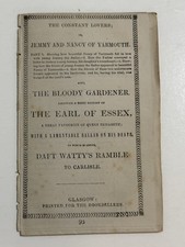 Chapbook 1850s Glasgow, antique picture