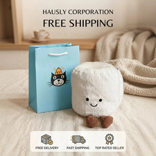 Jellycat Amuseable Toilet Roll Plush Soft Toy White Bathroom Decor Gift Cute picture