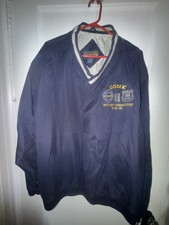 RARE VTG FDNY Blue XL Windbreaker Harvard Square  9/11 Gone But Not Forgotten picture