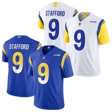 NWT Men's Rams #9 Matthew Stafford Royal/White Limited Stitched Jersey S-3XL picture