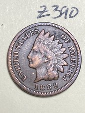 1889 Indian cent, coin #Z390 picture