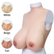 S Cup Big Fake Boobs Silicone Breast Forms Breastplate For Crossdresser picture