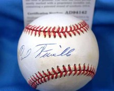 Carl Furillo Signed Psa Dna Coa National League Onl Baseball Authentic Autograph picture