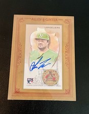 2023 Topps Allen & Ginter Shea Langeliers Framed Mini Rookie Auto #MA-SL picture