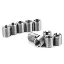 10Pcs M8X1.25 to M10X1.25 Insert Nut Stainless Steel Thread Repair Kit Male picture