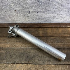 Vintage Campagnolo Seatpost 26.8mm Silver Alloy 70s 80s Italy Road World Post picture