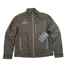 Kuhl Burr Jacket Mens XL Gun Metal Brown Canvas 1052 NWT Vintage Patina picture