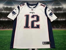 Tom Brady #12 New England Patriots Stitched Nike Men’s Jersey Sz XL Preowned picture