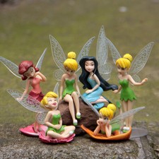Tinkerbell Tinker Bell Fairy Girls Dolls 6pcs Figures Cake Topper Party Toy Gift picture