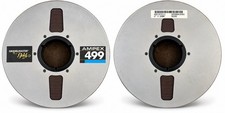 AMPEX 499 Grand Master Gold 2” x 2500’ Studio Master Tape 10.5” Metal Reel picture