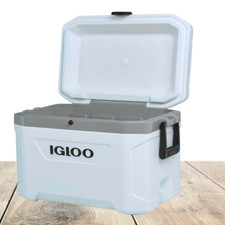 Igloo Marine Ultra White 54 qt Cooler 45 Can Capacity 50541 picture