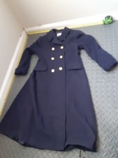 Vintage Cary San Francisco Wool Pea Coat Size 12 Purple #S1 picture