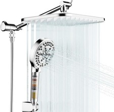 JOMOO Filtered High Pressure Dual Shower Head Combo 10 Spray 12