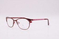 NEW NICOLE MILLER ELORA C03 VIOLET GUNMETAL AUTHENTIC EYEGLASSES 48-15 picture