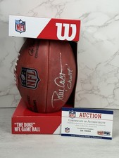 Dave Casper Signed Duke Wilson Leather Football Raiders PSA COA AUTO picture