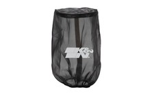 K&N Universal DryCharger Black Round Tapered Silicone Polyester Air Filter Wrap picture