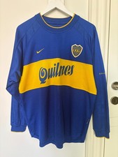Boca Juniors 1999-2001 Home Long Sleeve Riquelme vs Real Madrid Jersey picture