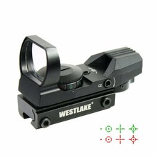 Tactical Holographic Reflex Red Green Dot Sight 4 Reticle - 11mm Dovetail Mount picture