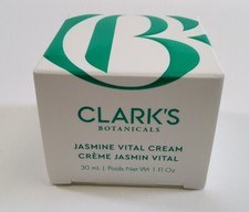 CLARK'S Botanicals Jasmine Vital Cream 1 oz/ 30ml,  Sealed picture