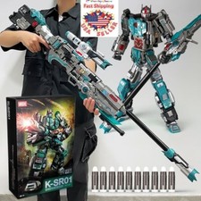 New NBK K-SR01 King Of The Sniper Gun Prime Transform Robot Action Figure USA picture