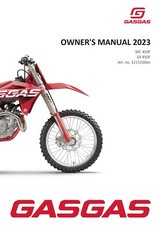 GAS GAS GASGAS Owners Manual Book Guide 2023 MC 450F picture