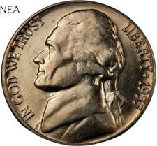 1955-D/S Jefferson Nickel Error ~ Choice/Gem BU ~ D Over S Mint Mark picture