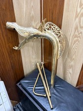 Fully Playable Medieval Brass Carnyx War Horn - Gift for Musicians and Collector picture
