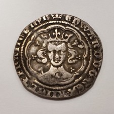 1351-61 England Edward III Silver Groat ASW - VF+ - SKU-Q5251 picture
