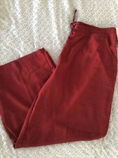 French laundry Wide Legs Pull On Pants Red  size 2X new with tag picture