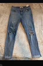 Levi's 711 High-Rise Skinny Women's Jeans - 32, Blue picture