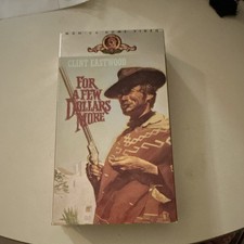 MGM/UA Home Video VHS NTSC For a Few Dollars More Spaghetti Western Hi-Fi picture
