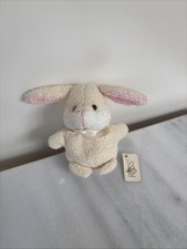 RARE HTF Russ Berrie Puffs #20050 Luv Bunch Mini Bunny Rabbit Plush NWT READ picture