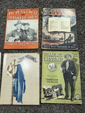 Vintage Song Book Lot Stephen Foster Bradley Kincaid Don Williams 4-H Music picture