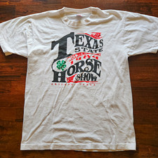 VTG 1989 Texas State 4-H Horse Show T Shirt Size Large Single Stitch Abilene TX picture
