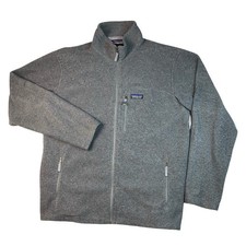 Patagonia Classic Synchilla Jacket Mens Large Gray Fleece Full Zip picture