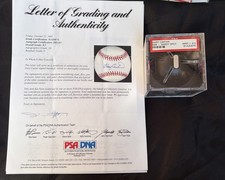 Gary Carter Signed Baseball PSA DNA Graded 9.5 picture