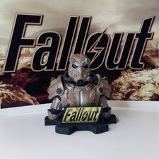 Fallout Series Power Armor 4 inches Replica  & 10 Waterproof Sticker Pack picture